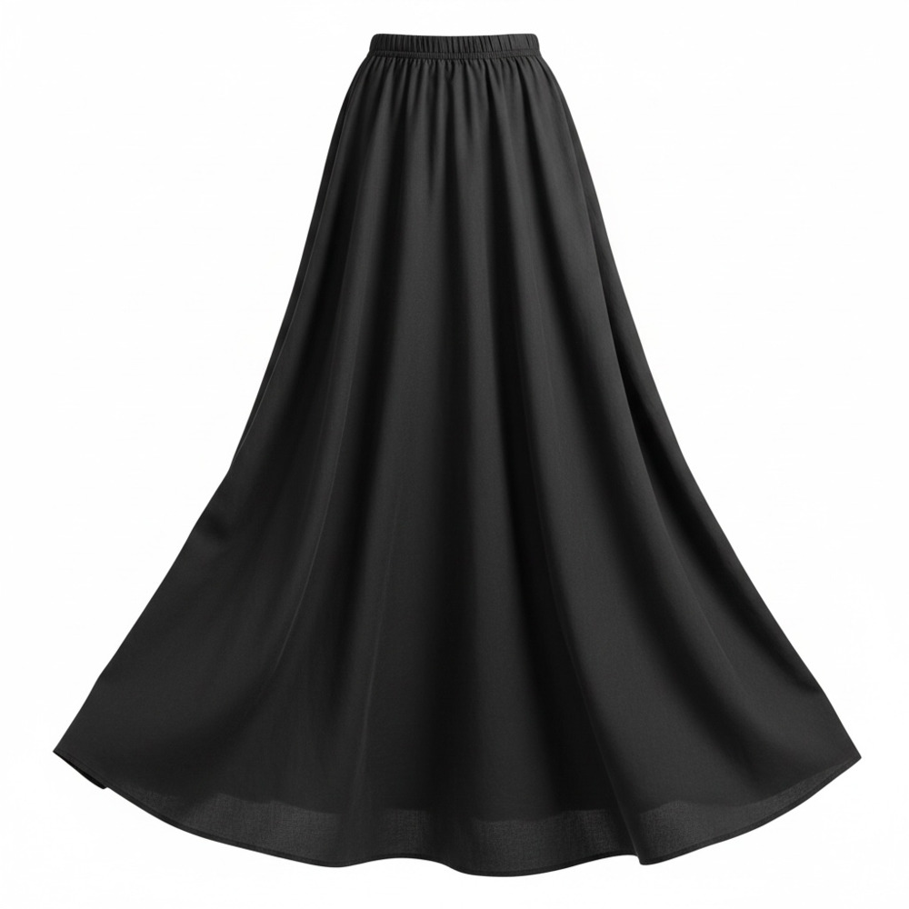 Adrianna Papell Evening Essentials Black Maxi Skirt